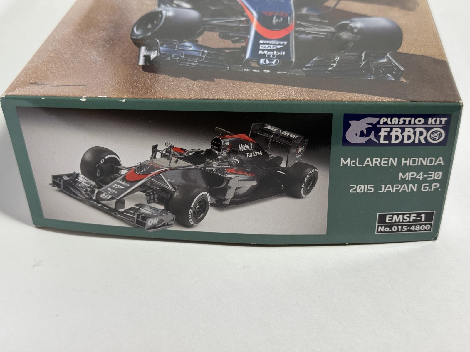 EBBRO McLAREN HONDA MP4-30 JAPAN GP 1/20 model kit — box photo 4