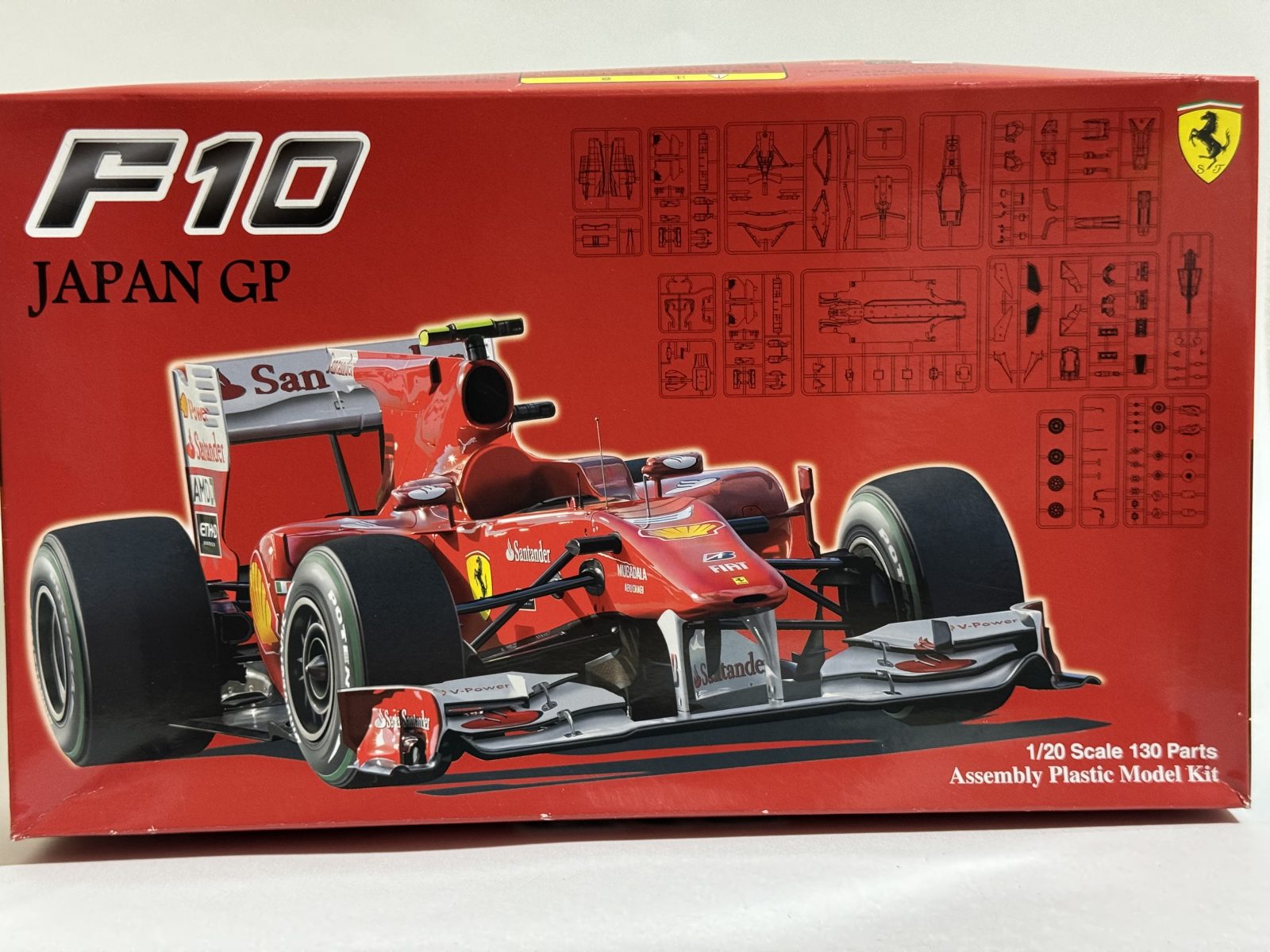 FUJIMI Ferrari F10 — Japan GP 1/20 scale model kit