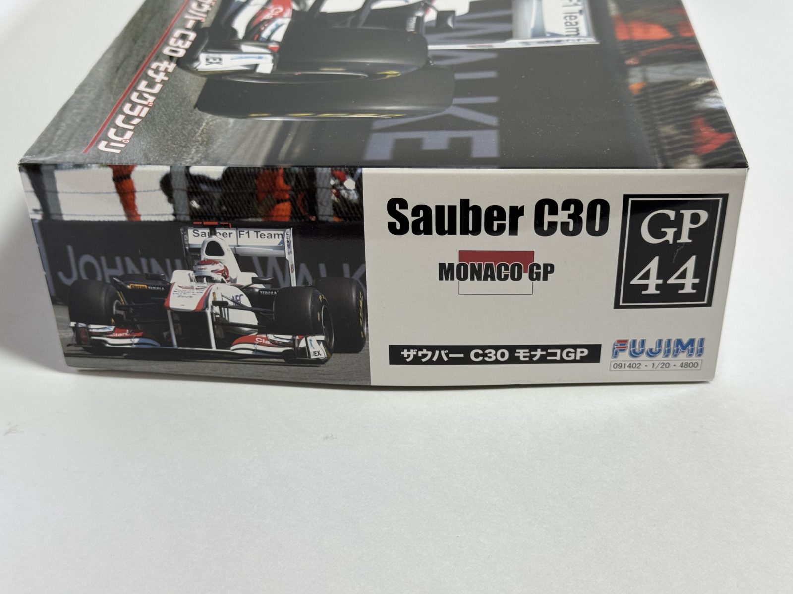 FUJIMI Sauber C30 — Monaco GP 1/20 model kit — box photo 4