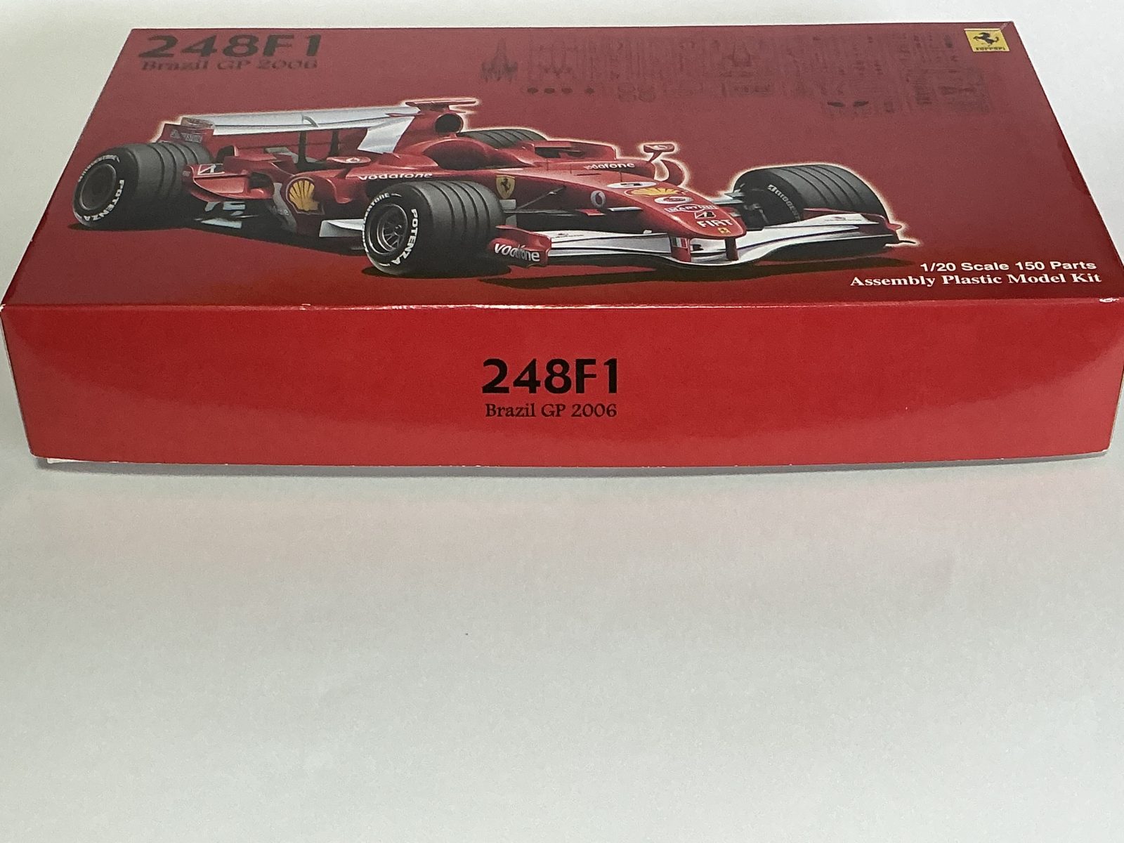 FUJIMI Ferrari 248F1 Brazil GP 2008 1/20 model kit — box photo 2