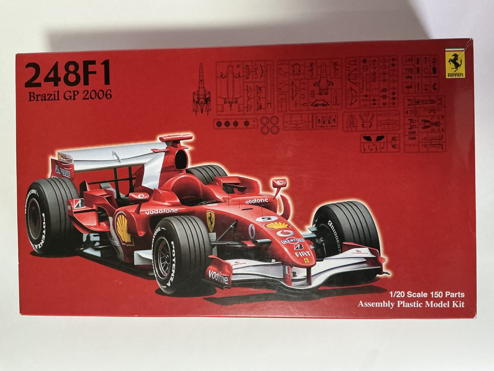 FUJIMI Ferrari 248F1 Brazil GP 2008 1/20 scale model kit