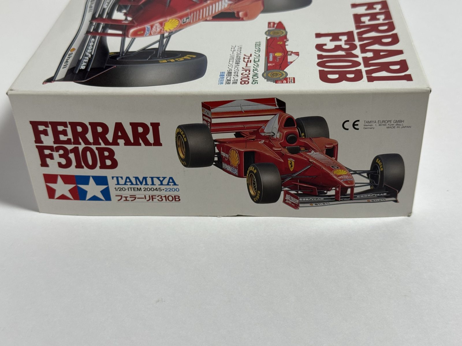 TAMIYA Ferrari F310B 1/20 model kit — box photo 5