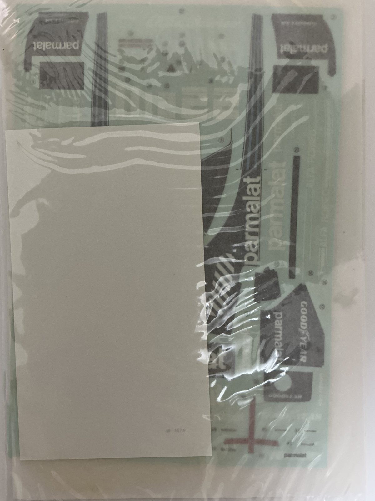 TAMIYA BRABHAM BT46 ALFAROMEO [CLEAR COWL Edition] 1/20 model kit — decals photo
