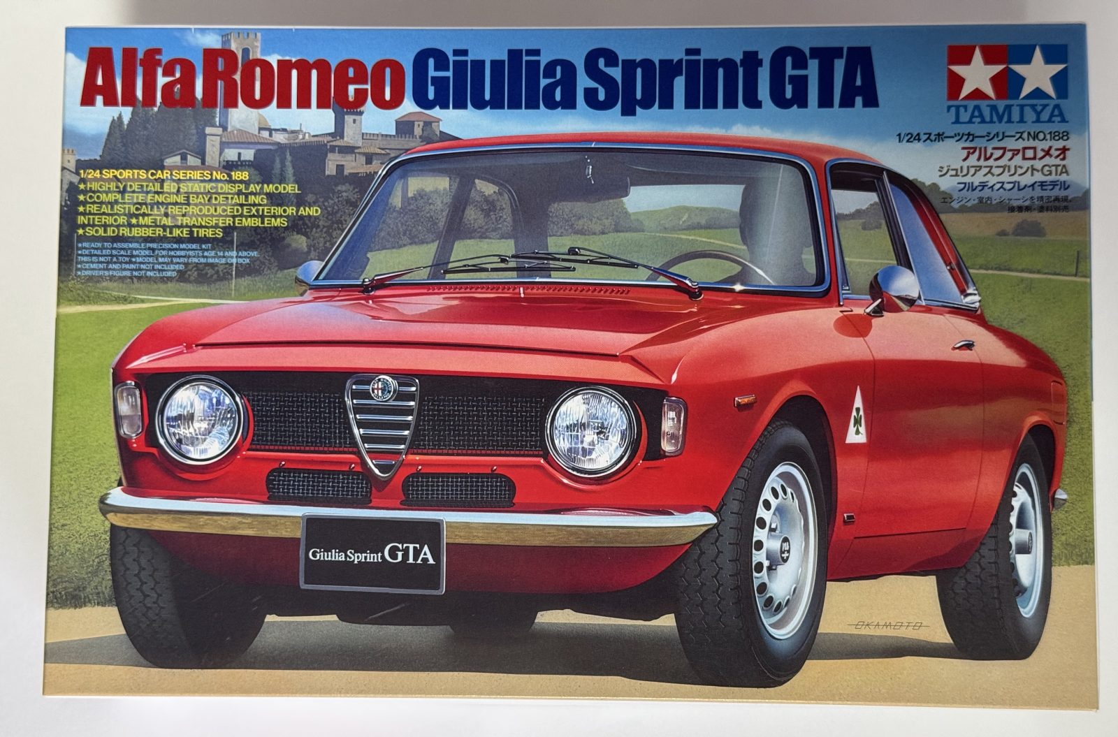 TAMIYA Alfa Romeo Giulia Sprint GTA 1/24 model kit