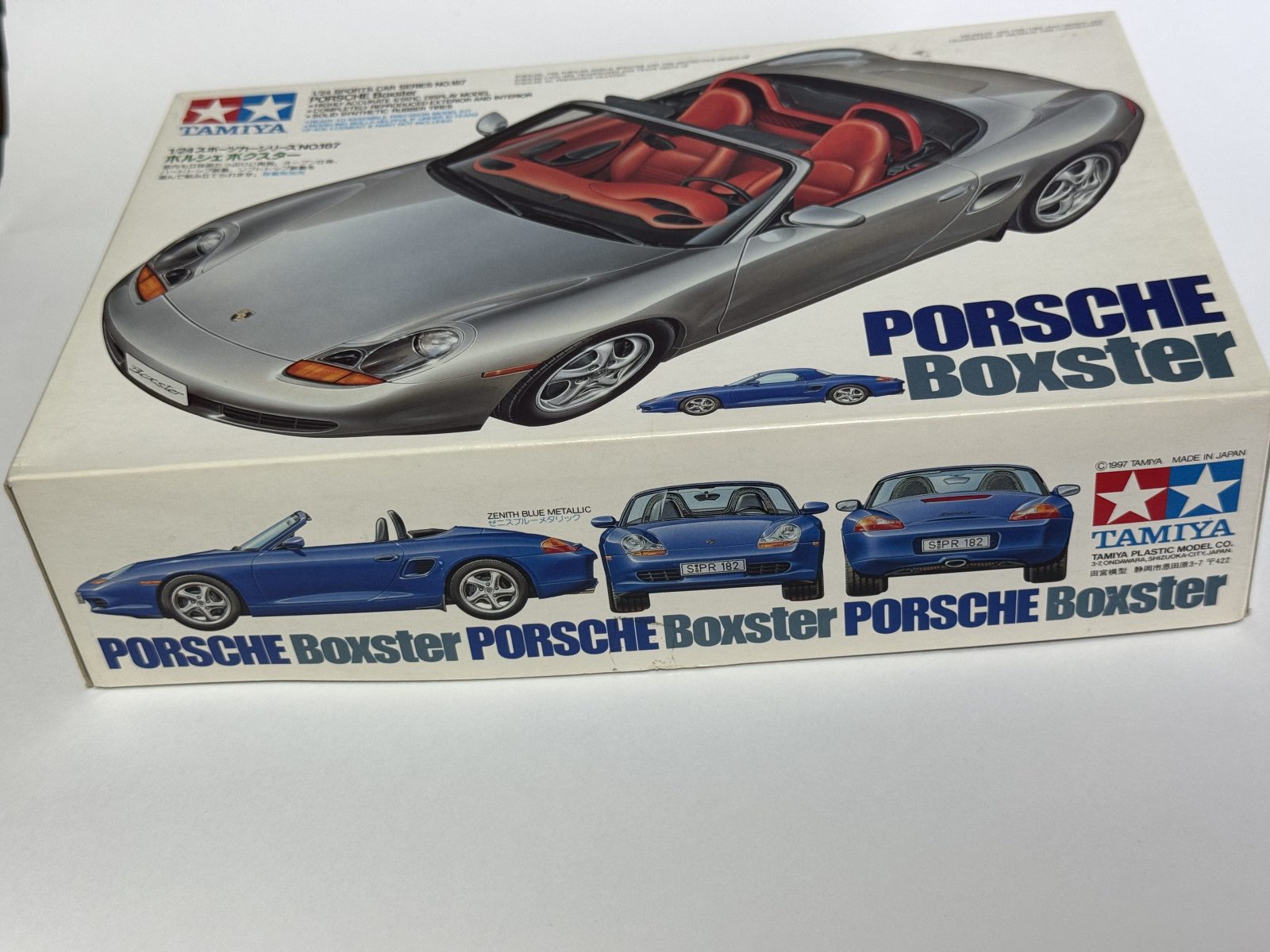 TAMIYA Porsche Boxster (986) 1/24 model kit — box photo 2