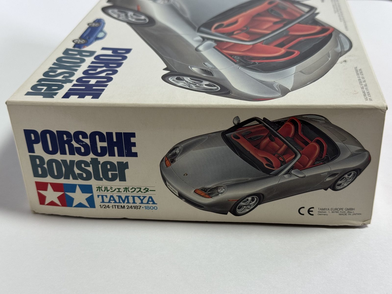 TAMIYA Porsche Boxster (986) 1/24 model kit — box photo 5