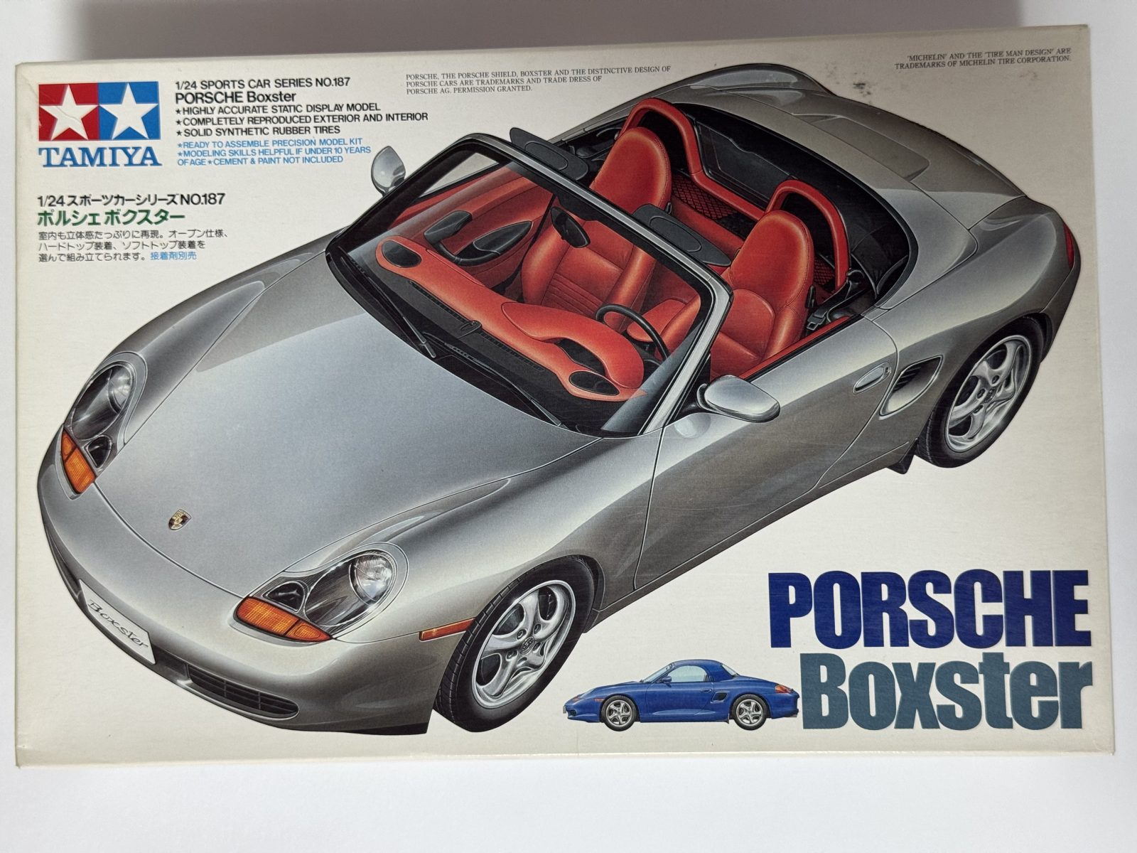 TAMIYA Porsche Boxster (986) 1/24 model kit