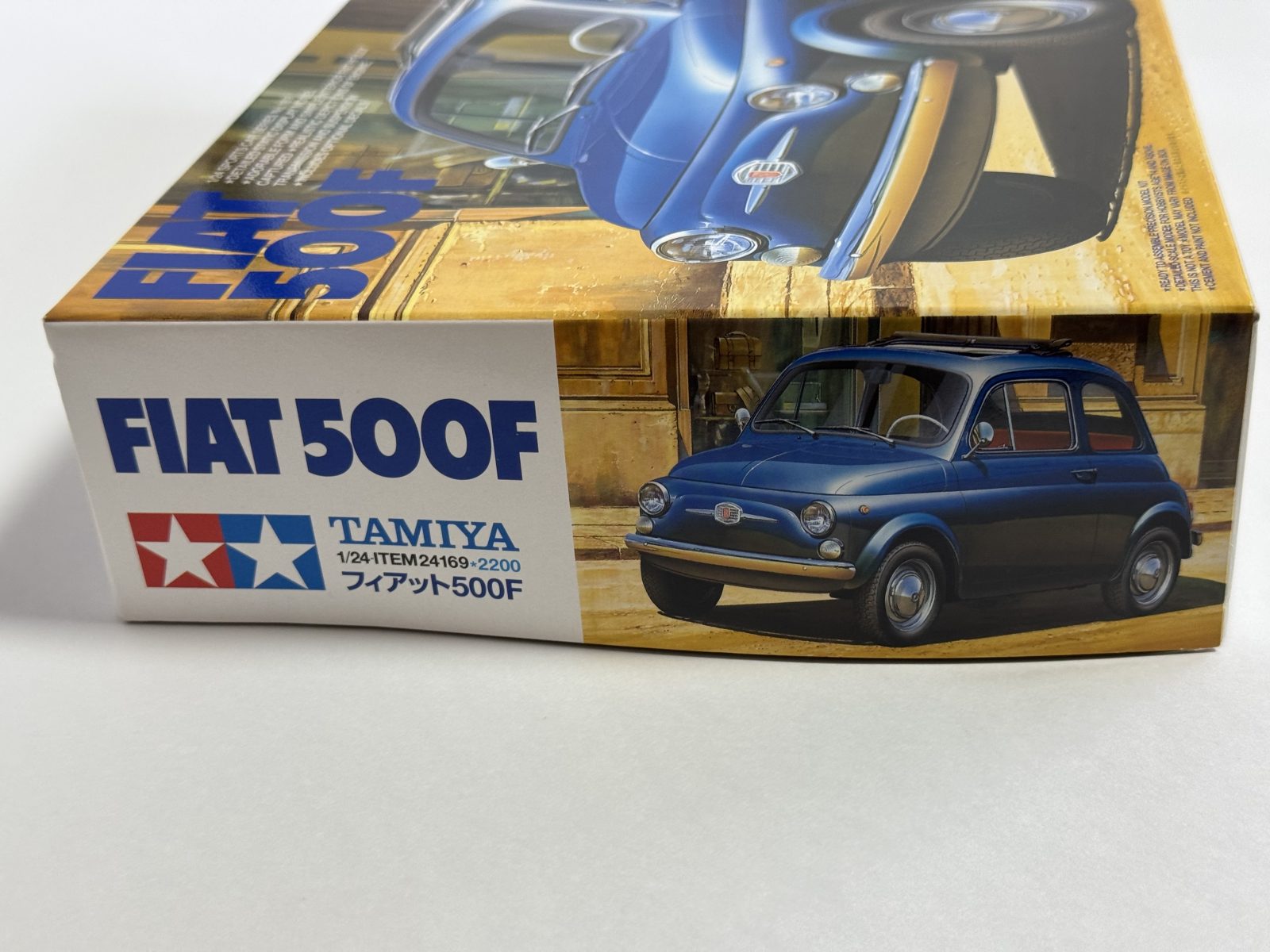 TAMIYA FIAT 500F 1/24 model kit — box photo 3