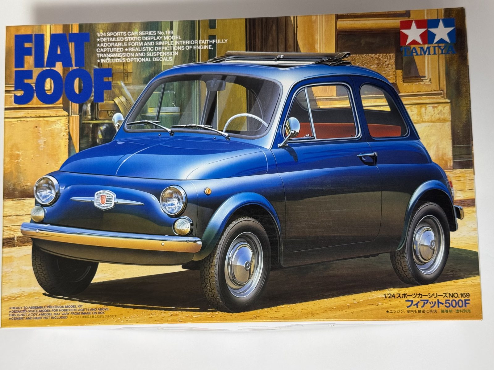 TAMIYA FIAT 500F 1/24 scale model kit