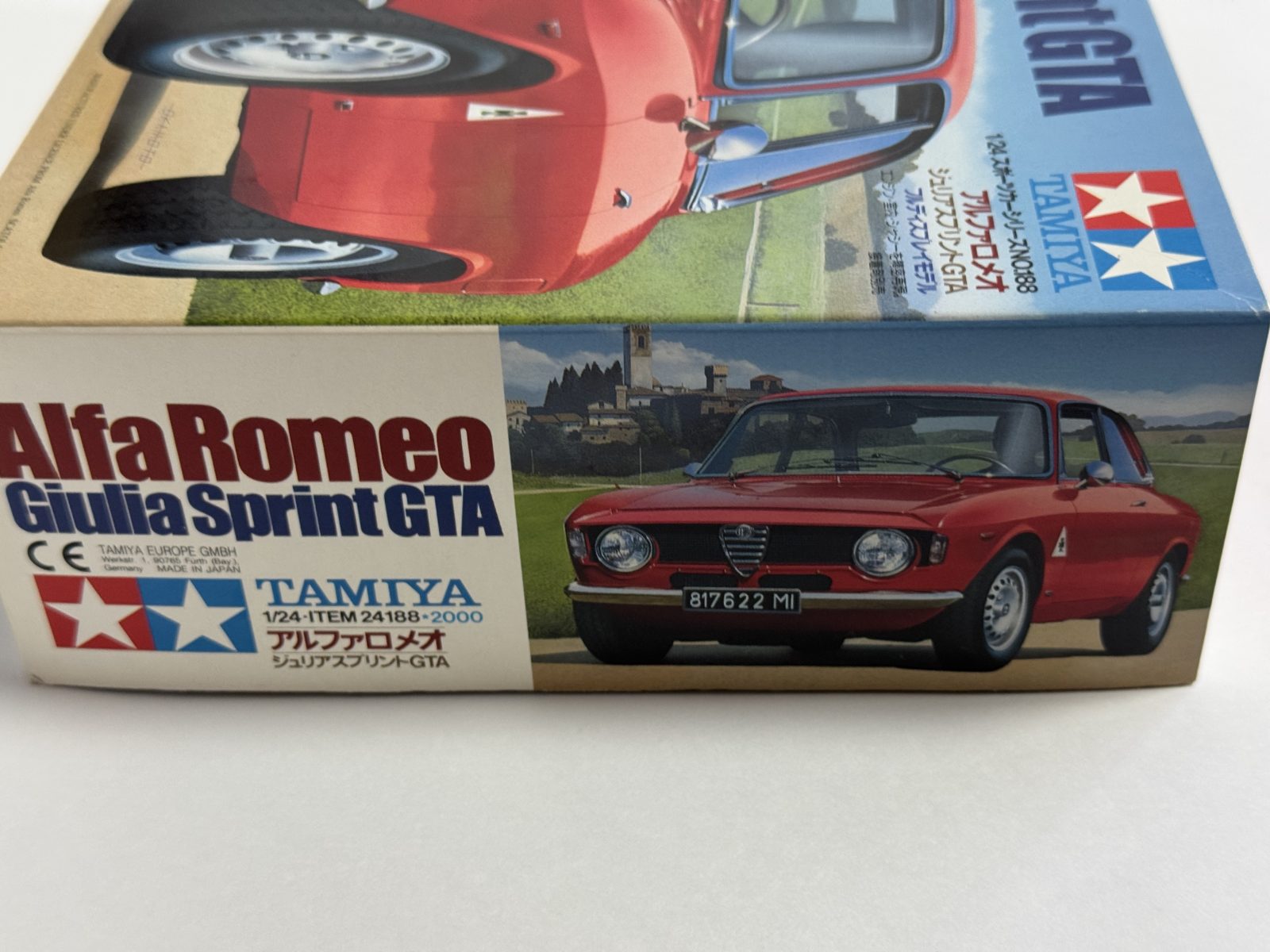 TAMIYA Alfa Romeo Giulia Sprint GTA [Original release Edition] 1/24 model kit — box photo 5