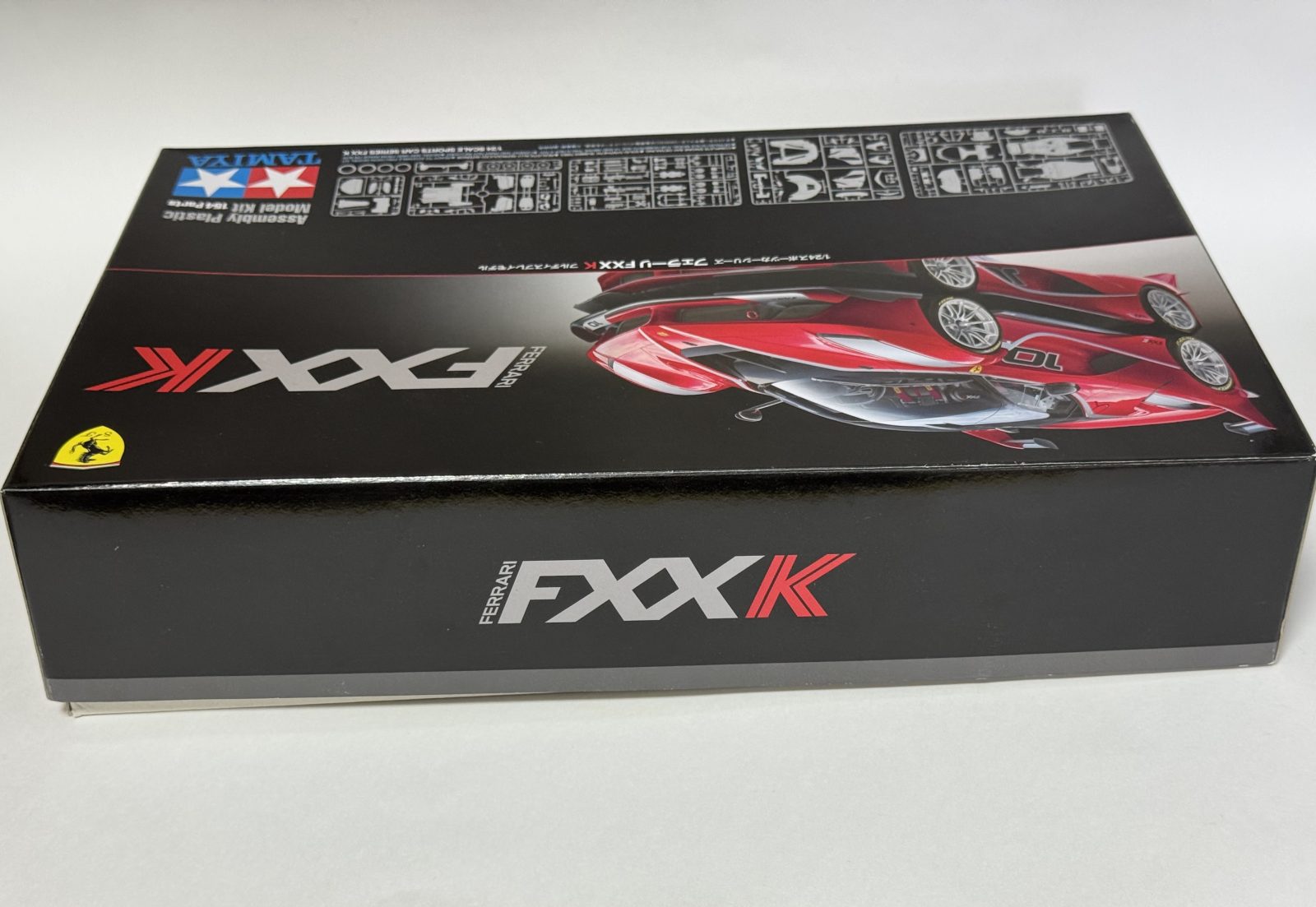 TAMIYA Ferrari FXX K 1/24 model kit — box photo 5