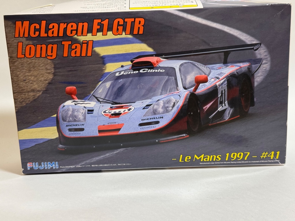 FUJIMI McLaren F1 GTR Long Tail 1/24 scale model kit